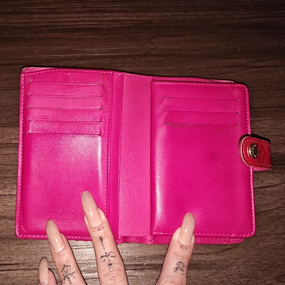 Louis Vuitton Vernis French Purse Wallet Rose Pop - Picture 3 of 12